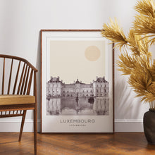 Luxembourg Poster Print, Luxembourg Travel Poster, Luxembourg Minimalistic Wall Art, Luxembourg, Luxembourg 1868247212