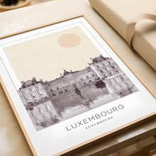 Luxembourg Poster Print, Luxembourg Travel Poster, Luxembourg Minimalistic Wall Art, Luxembourg, Luxembourg 1868247212