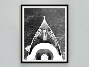 Luxury Yacht Drone View Poster, Summer Decor, Ocean Sail Nautical Art Print, Coastal Print, Yacht and Boat, Sea Lover Gift, Digital Download 1869893948
