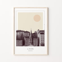 Lyon Poster Print, Lyon Travel Poster, Lyon Minimalistic Wall Art, Lyon, France 1882438489