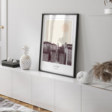 Lyon Poster Print, Lyon Travel Poster, Lyon Minimalistic Wall Art, Lyon, France 1882438489