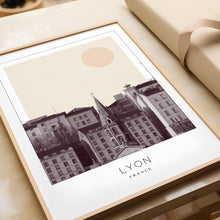 Lyon Poster Print, Lyon Travel Poster, Lyon Minimalistic Wall Art, Lyon, France 1882438489