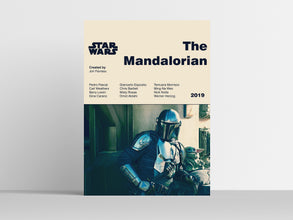 MANDALORIAN POSTER - Star Wars Poster - Mid Century Modern Poster - Minimalist Art Poster - Digital Art - Printable Art - Mandalorian Art 1323917573
