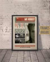 MR NOBODY Movie Poster  Film Quote Print  Framed Movie Poster  Cinema Home Decor  Wall Art Gallery Christmas Gift For Film Lovers 247857111