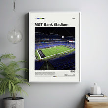 M&T Bank Stadium Poster, Baltimore Ravens Poster Print, NFL Stadium Poster, Football Fan Gift Print
