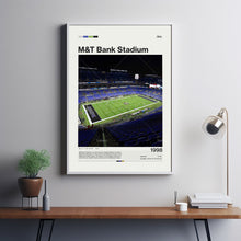 M&T Bank Stadium Poster, Baltimore Ravens Poster Print, NFL Stadium Poster, Football Fan Gift Print