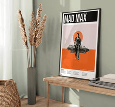 Mad Max Movie Poster Vintage Inspired Minimalist Art Print 1609567542