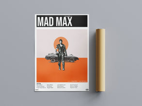 Mad Max Movie Poster Vintage Inspired Minimalist Art Print 1609567542