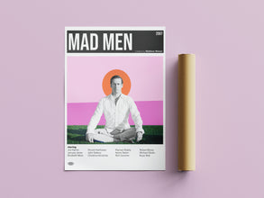 Mad Men Poster, Minimalist TV Art Print, Retro Sunset 1297369249 9292