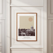 Madison Poster Print, Madison Travel Poster, Madison Minimalistic Wall Art, Madison, Wisconsin, United States 1868247846