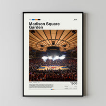 Madison Square Garden Poster, New York Knicks Poster Print, NBA Arena Poster