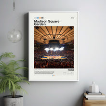 Madison Square Garden Poster, New York Knicks Poster Print, NBA Arena Poster