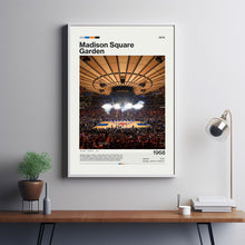 Madison Square Garden Poster, New York Knicks Poster Print, NBA Arena Poster