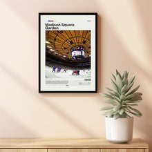 Madison Square Garden Poster, New York Rangers Poster Print, NHL Arena Poster, Hockey Fan Gift Print