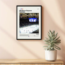 Madison Square Garden Poster, New York Rangers Poster Print, NHL Arena Poster, Hockey Fan Gift Print 1