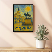 Madrid Poster Print, Madrid Travel Poster, Madrid Minimalistic Wall Art, Madrid, Spain