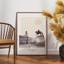Madrid Poster Print, Madrid Travel Poster, Madrid Minimalistic Wall Art, Madrid, Spain 1868248058