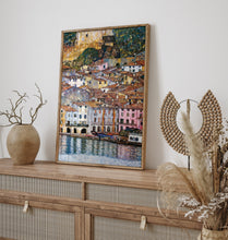 Malcesine on Lake Garda by Gustav Klimt Print, Gustav Klimt Wall art, Gustav Klimt poster, Gallery Wall Art, Modern Art Print, Home Decor 1574779461