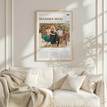 Mamma Mia!, Phyllida Lloyd, Retro Movie Poster, Custom Movie Poster Print 4421169542