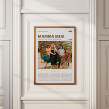 Mamma Mia!, Phyllida Lloyd, Retro Movie Poster, Custom Movie Poster Print 4421169542
