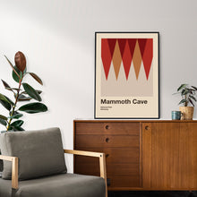 Mammoth Cave National Park Mid Century Poster  Abstract Travel Poster  Minimalist Art Print  National Park Poster  Kentucky Poster 1504801429