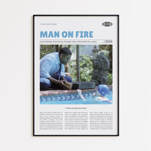 Man on Fire, Tony Scott, Retro Movie Poster, Custom Movie Poster 4421166623