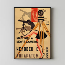 Man with a Movie Camera 1929Poster Art Print Movie Posters Gift for Movie lovers