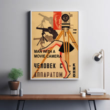 Man with a Movie Camera 1929Poster Art Print Movie Posters Gift for Movie lovers