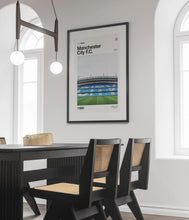 Manchester City Poster Etihad Stadium, Minimalist Football Art 4313981609