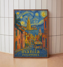 Manila Philippines Travel Poster, Asian City Art, Skyline Print, Philippines Landscape Decor, Travel Gift