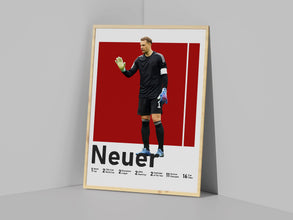 Manuel Neuer Poster, German Football Goalkeeper, Teen Gift Sport Poster 1636580607