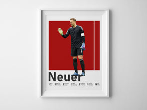 Manuel Neuer Poster, German Football Goalkeeper, Teen Gift Sport Poster 1636580607