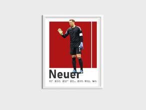 Manuel Neuer Poster, German Football Goalkeeper, Teen Gift Sport Poster 1636580607