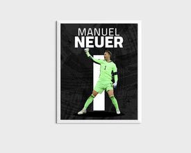 Manuel Neuer Poster, German Goalkeeper Wall Art Sport Poster 1691631042