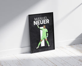Manuel Neuer Poster, German Goalkeeper Wall Art Sport Poster 1691631042