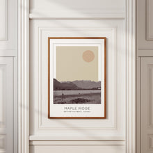 Maple Ridge Poster Print, Maple Ridge Travel Poster, Maple Ridge Minimalistic Wall Art, Maple Ridge, British Columbia, Canada 1882436847