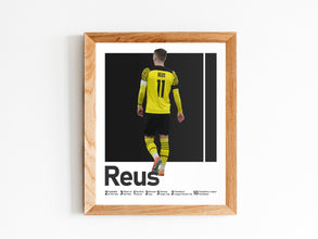 Marco Reus Poster, German Soccer Legend Illustration Sport Poster 1726881922