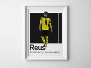 Marco Reus Poster, German Soccer Legend Illustration Sport Poster 1726881922