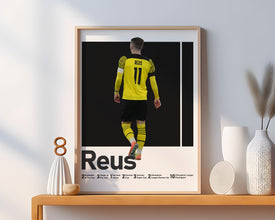 Marco Reus Poster, German Soccer Legend Illustration Sport Poster 1726881922