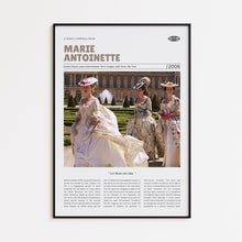 Marie Antoinette, Sofia Coppola, Retro Movie Poster, Custom Movie Poster Print 4421168431