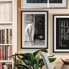 Marilyn Monroe Poster, Naked Marilyn Monroe Bathroom Black and White Wall Art, Vintage Print, Photography Prints, Museum Quality Photo Print 1606605634