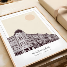 Markham Poster Print, Markham Travel Poster, Markham Minimalistic Wall Art, Markham, Ontario, Canada 1882437881