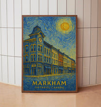 Markham Poster Print, Markham Travel Poster, Markham Van Gogh Style Wall Art, Markham, Ontario, Canada