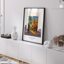 Marrakesh Watercolor Painting, Morocco Wall Art, Marrakesh Poster, Morocco Print, Wedding Gift, Birthday Present, C30-620