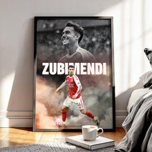 Martín Zubimendi Football Poster Arsenal Football Art Print 4385381734