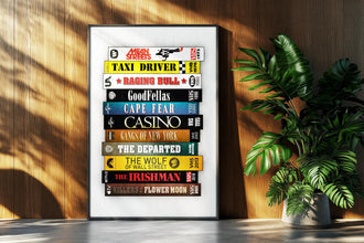 Martin Scorsese VHS Movie Poster Nostalgic Minimalist Retro Film Wall Art Print Gift 1586484589