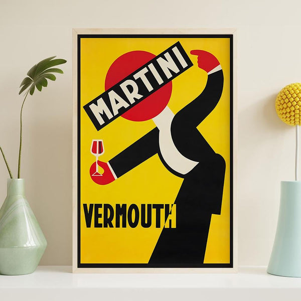 Martini Vermouth 1925 Vintage Canvas Poster, HD Poster print, Vintage Poster, Art Collectibles, Home decoration, Wall Art, Unframed 1808314580