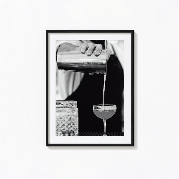 Martini in Los Angeles Print, Bar Cart Art, Bar Pub Black and White Wall Art, Vintage Print, Photography Prints, Museum Quality Photo Print 1620779137