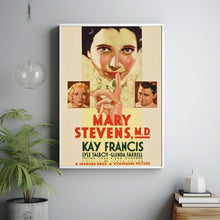 Mary Stevens, M.D. 1933Poster Art Print Movie Posters Gift for Movie lovers