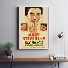 Mary Stevens, M.D. 1933Poster Art Print Movie Posters Gift for Movie lovers